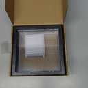 4 Pcs 3D Floating Display Case Frame Display Holder Stands Transparent PE Film Storage Box for Jewelry Challenge Coin Medal Antique 7 x 7 x 0.8 inch Black and White