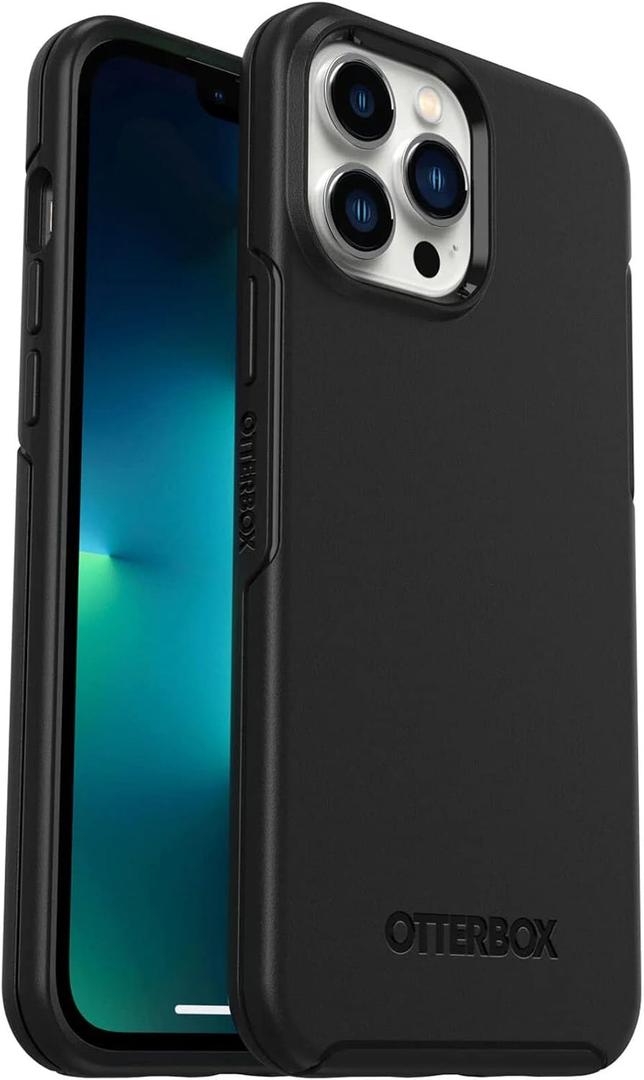 OtterBox Symmetry Series Case for iPhone 13 Pro Max & iPhone 12 Pro Max (Only) - Non-Retail Packaging - Black