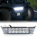 DRIVE UP Club Car LED Headlight Bar for Club Car Precedent 2004-Up with Front Head Light Electric and Gas Golf Carts, 12V Golf Cart Front Replace Head Light Bar Replaces OEM 102524801, 1025248-01