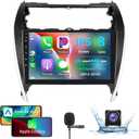 8 Core 2+64G Android Car Stereo for Toyota Camry 2012 2013 2014 with Wireless Carplay Android Auto Car Radio, 10.1 Head Unit Touch Screen Mirror Link WiFi GPS Bluetooth FM RDS DSP Backup Camera SWC