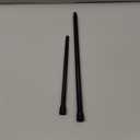 MEXAU 1Pack Spring Tension Curtain Rod 2639 inch Black Adjustable Spring Rod Extendable Tension Rod For Kitchen, Bathroom, Window, Bookshelf, Closet