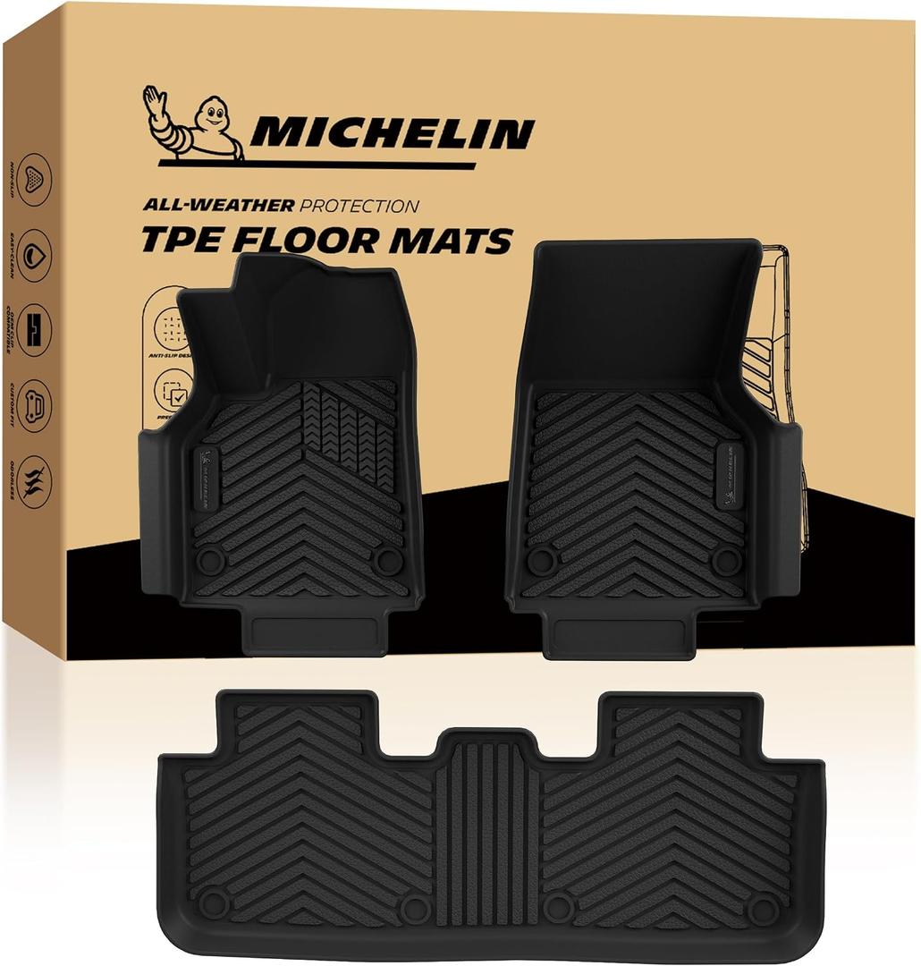 Michelin Vehicle Mat for 2025-2027 Tesla Model Y Juniper 5 Seat (3 Piece)