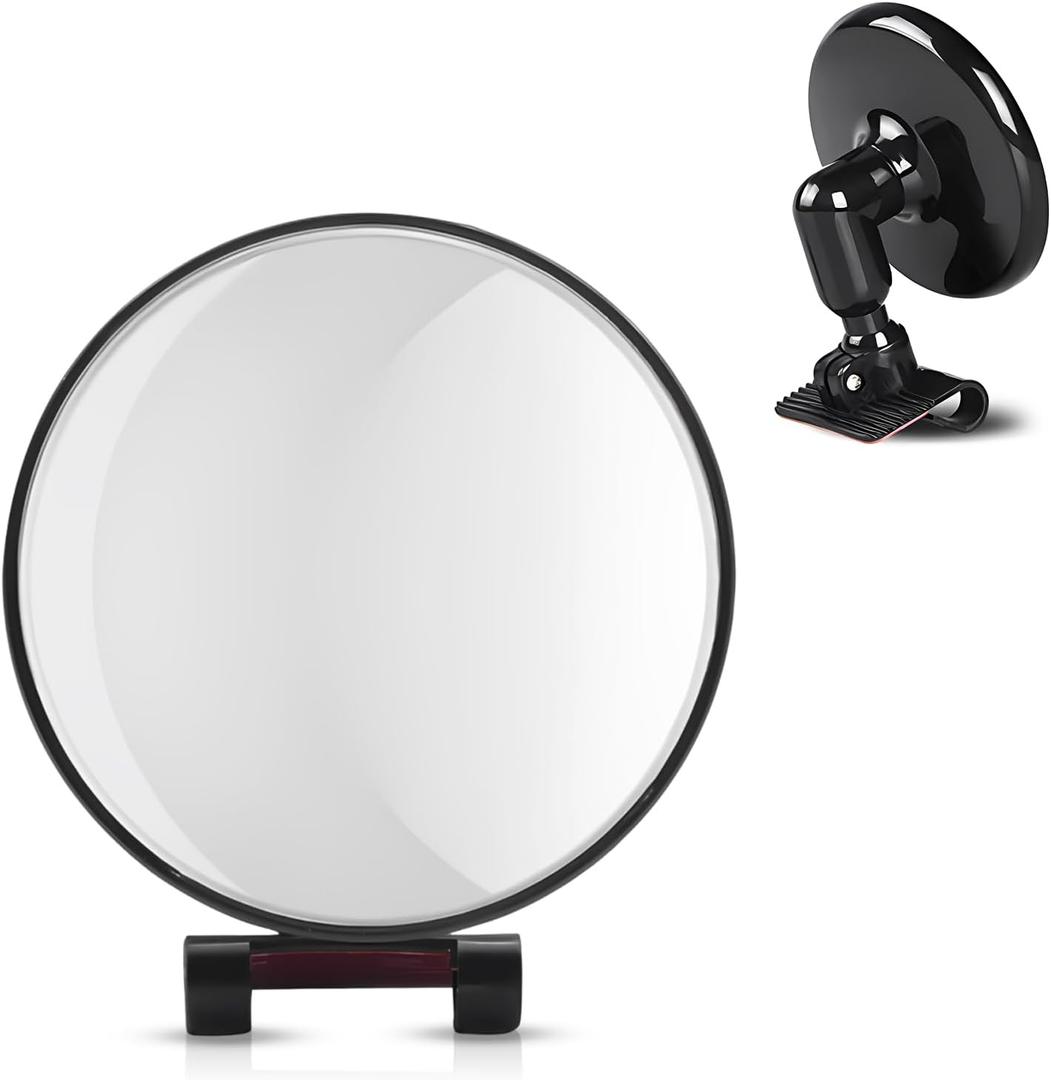 Blind Spot Mirror For Car,3.8" Round Hd Glass Convex Rear View Mirror Adjustable side Blindspot - Universal Fit For Cars, Trucks, Suvs Wider Coverage, Waterproof & Rustproof, Small (3.2")