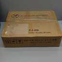 Furnulem 6 Tier Corner Shelf with LED Light, 67.5 Tall Standing Shelf Organizer, Narrow Bookshelf with Storage Rack for Wall Corner, Living Room, Bedroom, Metal Frame, Wood Display Shelf (Rustic Brown)