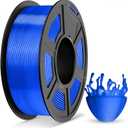 TECBEARS PLA Plus Filament 1.75mm, Neatly Wound 3D Printer Filament PLA+, Dimensional Accuracy +/- 0.02 mm, Fit Most FDM 3D Printers, 1kg Spool (2.2lbs), Transparent Blue