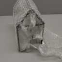 Plant Terrarium Kit with Grow Light, Rifny Small Glass Terrarium Jar with Absorbent Mat and Lid for Venus Fly Trap Succulent Live Air Plants Indoor Home Office Decor (Black, 7.1 x 4.8 x 8.8 inch)