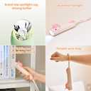 New Rechargeable Unicorns LED Flashlight, Cute Animal Shaped Silicone Flashlight, Comfortable Touch Lasting Press to Adjust Brightness Portable Outdoor Lighting Creative Light.