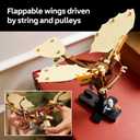 LEGO Icons Leonardo da Vinci's Flying Machine DIY Kit - Ornithopter Building Set for Adults, Ages 18+ - Craft for Home or Office Decor with Display Stand - Gift Idea - 10363