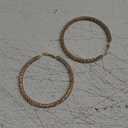 Rhinestone Hoop Earrings for Women