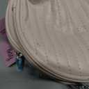 Small Makeup Bag for Women, Travel Cosmetic Bag Semicircle Makeup Pouch ,Toiletry Bag,  Cosmetics Bags Orbit Innovations 7 Set, Pink