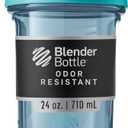 BlenderBottle Shaker Bottle Pro Series Perfect for Protein Shakes and Pre Workout, 24-Ounce, Cerulean Blue