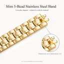 Thin Metal Band Compatible with Apple Watch Bands for Women
