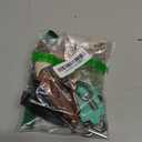 JASGOOD Women Skinny Elastic Belt for Dresses,Thin Retro Stretch Waist Belt with Golden Buckle (XS Belt Length 23in,Up to 27in, A-black+brown+beige(silver Buckle))