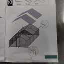 Large Metal Chicken Coop with Galvanized Hardware Cloth, Chicken Coop Run Pen for Yard with Waterproof Cover, Outdoor Large Walk-in Chicken Coops for 8 Chickens Duck Pen House Cage Run