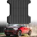 Truck Bed Mat Bed Liner Fit for Ram 1500/1500 RHO 2019-2026 & RAM 1500 Classic 2019-2024 Short Bed (5.7 FT / 67.4inches) Not for Rambox, All Weather Protection TPE Pickup Car Bed Mat