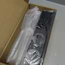 YSD Hair Dryer Holder Wall Mounted, Metal Hair Tools Organizer, Hair Dryer Holder for Blow Dryer, Curling Iron, Straightener, 3 in 1 Bathroom Hair Tool Organizer, Black