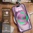 AOTESIER Shockproof for iPhone 15 Plus Case, [Food Grade Silicone] Phone Case [Military Drop Protection] with Soft Anti-Scratch Microfiber Lining, 6.7 inch, Lilac Purple