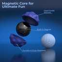 Magnetic Sensory Fidget Balls (8PCS), Weighted Magnet Balls Fidget Toys for Teens Adult ADHD Autism Anxiety, Quiet Stress Relief Office Desk Gadgets, Hand Therapy Sensory Toy Items Gift (Blue)