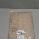 KKJIAF Ruffle Pillow Cases Queen Size Set of 2, Khaki Ruffled Pillow Covers with Envelope Closure, Wrinkle Resistant Pillowcases 20" x 30", Ruffled Pillow Shams