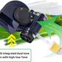 FARBIN Air Horn for Car, Train Horn for Trucks, Loud 12v Car Horn Kit with Relay Harness and Switch Button