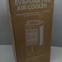 Feculs Portable Windowless Air Conditioners, 3-IN-1 Swamp Cooler, Evaporative Air Cooler, 6 Speeds & 3 Modes, 3-Gal Water Tank for Cooling, 20 FT/S Remote Control, Portable Air Cooler for Indoors