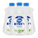 Dial Antibacterial Defense Liquid Hand Soap + Aloe, Aloe Scent, 52 Fl Oz Hand Soap Refill (Pack of 3), Dermatologist-Tested, Gentle Formula