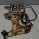 Heavy Duty Tactical Dog Harness for Dogs, No Pull Adjustable Pet Harness Reflective Service Training Easy Control Pet Vest Military K9 Working Dog Harnesses- , Desert Camo, Size M