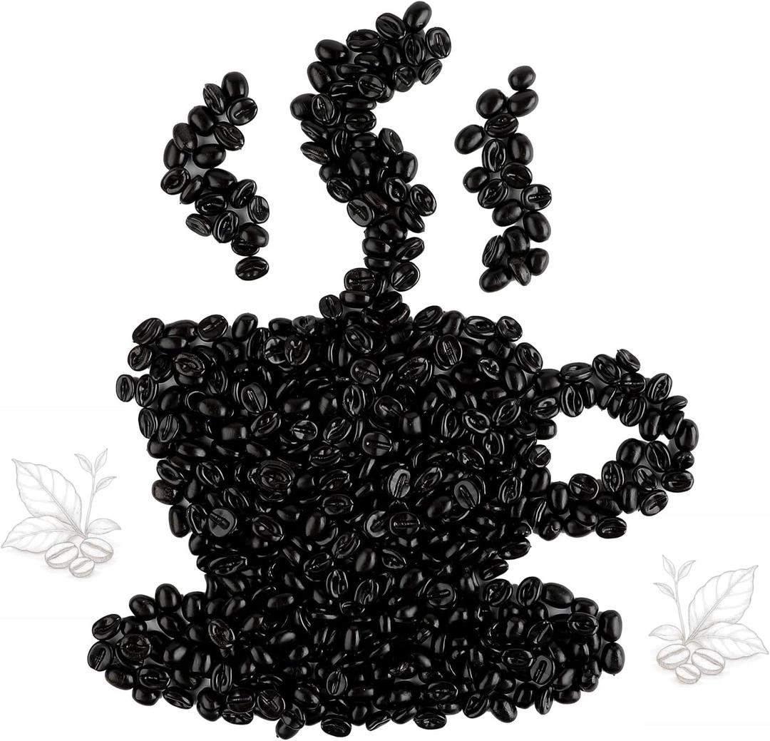 660g Artificial Coffee Beans Fake Coffee Beans for Home Kitchen Table Centerpiece Cafe Shop Cabinet Display Decor Photography Props