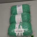Marshmallow Yarn 3PCS 3.5oz Soft Chenille Yarn for Amigurumi Baby Blanket Yarn: No Shedding Soft Easy to Knitting and Crocheting Bulky 5# Yarn 3 Skeins of 100g (Leprechaun Color)