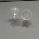 Nenesupply 17mm 2 pc Flanges Compatible with Spectra S2 S1 9 Plus Synergy Gold Breastpump Replacement to Spectra Pump Parts Flange Accessories Wide Mouth Work with Valve Backflow Protector Bottle