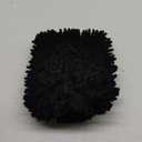 Autofiber Zero Cuff Microfiber Black Wash Mitt - Pack of 1 (7 inch x 9 inch)
