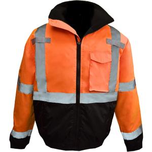 Class3 High Visibility Bomber Jacket with Built-in Liner