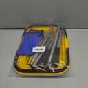 2 in 1 Car Window Squeegee and Collapsible Bucket Set,Long Handle,Yellow