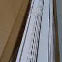 LazBlinds No Tools No Drill 1" Vinyl Mini Blinds, Cordless Blinds for Windows, Light Filtering Horizontal Window Blinds & Shades, 34" W x 64" H, White