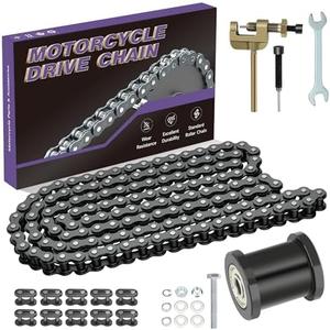 CILOYU #35 Chain 140 Links Mini Bike Chain Tensioner Replacement for Coleman CT100U CC100X Baja Doodle Bug DB30 Predator 79cc 97cc 100cc Motovox MBX10 MBX11 Mega Moto MM-B80 Mini Bike Go Kart Parts
