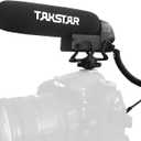 TAKSTAR Camera Shotgun Microphone, SGC-600 Video Microphone for iPhone, Android Phone, Canon/Nikon/Sony Camera&Camcorder, 3.5mm Video Mic with Shock Mount, Windscreen for YouTube Vlog