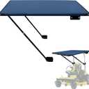 Universal Tractor Canopy for ROPS, UV Protection Sunshade Compatible with Compact Tractors, Riding Mowers, Zero Turn Mowers & Lawn Tractors