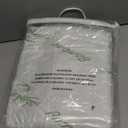 Ultra Soft Full Size Mattress Topper - Viscose Made from Bamboo Pillow Top Mattress Pad for Back Pain Relief - Naturally Cooling for Hot Sleepers, Green