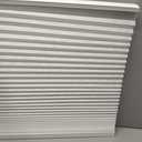 Changshade Custom Cordless Cellular Shades, Light Filtering Honeycomb Shades for Windows, Pull Down Pleated Blinds, Easy to Install for Indoor Windows and French Doors, White (Custom Any Size)