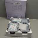 8 Pack Borosilicate Glass Food Storage Containers with Lids, Glass Meal Prep Containers, Airtight Bento Lunch Boxes with Snap Locks, Oven, Freezer and Dishwasher Safe, BPA Free, Kitchen Storage Set (Deep Black)