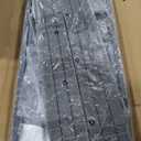 COSCO Outdoor Living 6 ft. Folding Picnic Table, Dark Gray Wood Grain Resin with Gray Steel Legs