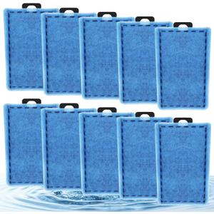 BOXOB 10pcs Rite-Size E Filter Cartridges Replacement for Marineland Emperor PRO 450 280 400, Aquarium Filter Accessories for Fish Tank Multi-Stage Filtration