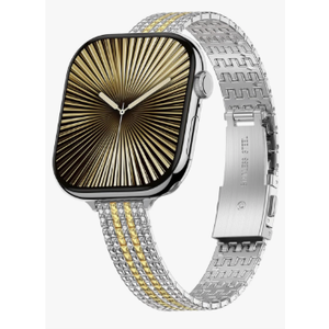 BAITEYOU Narrow Metal Band Compatible with Apple Watch Bands 38mm 40mm 41mm 42mm 44mm 45mm 46mm 49mm (Series 11 10 9 8 7 6 5 4 3 2 1 SE Ultra), Dressy Thin Stainless Steel iWatch Bands for Women