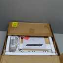 AGDULL End Table with Charging Station, Nightstand with Diamond Handle and Rattan-Style Drawer, Bedside Table, Light Oak