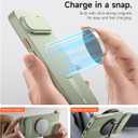 SURITCH for Google Pixel 10 Pro XL Phone Case, Compatible with MagSafe, Protective Cover with Camera Cover & Adjustable Metal Kickstand for Pixel 10 Pro XL 2025 -Sage Green