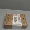 3D Wooden Puzzles for Adults Cat Clock - Model Building Kit Clock Puzzle Creative Craft Gift Home Deco for DIY Enthusiasts, Brain Teaser Building Set Birthday Gifts