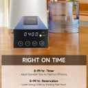 CO-Z 1.1 Gallon Water Distiller, 750W Countertop Maker with Timer, White
