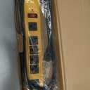 CCCEI Heavy Duty Power Strip Surge Protector with 15A, 6 Plug Industrial Shop Workshop Garden Metal Multiple Outlets, 6FT Extension Cord 1200 Joules ETL Listed, Yellow