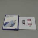 MFi Certified 256GB iPhone Flash Drive, Photo Stick Memory Stick for iPhone iPad, USB Thumb Drive for Photos Videos Transfer & Backup, External Storage Compatible for iPhone/ Android/ PC/ Mac (Pink)