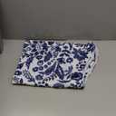 DriftAway Julia Lined Valance Double Layer Thermal Insulated Room Darkening Blackout Valances 3 Inch Rod Pocket Scalloped Edge Window Valance for Bathroom Living Room 52 Inch by 16 Inch Navy